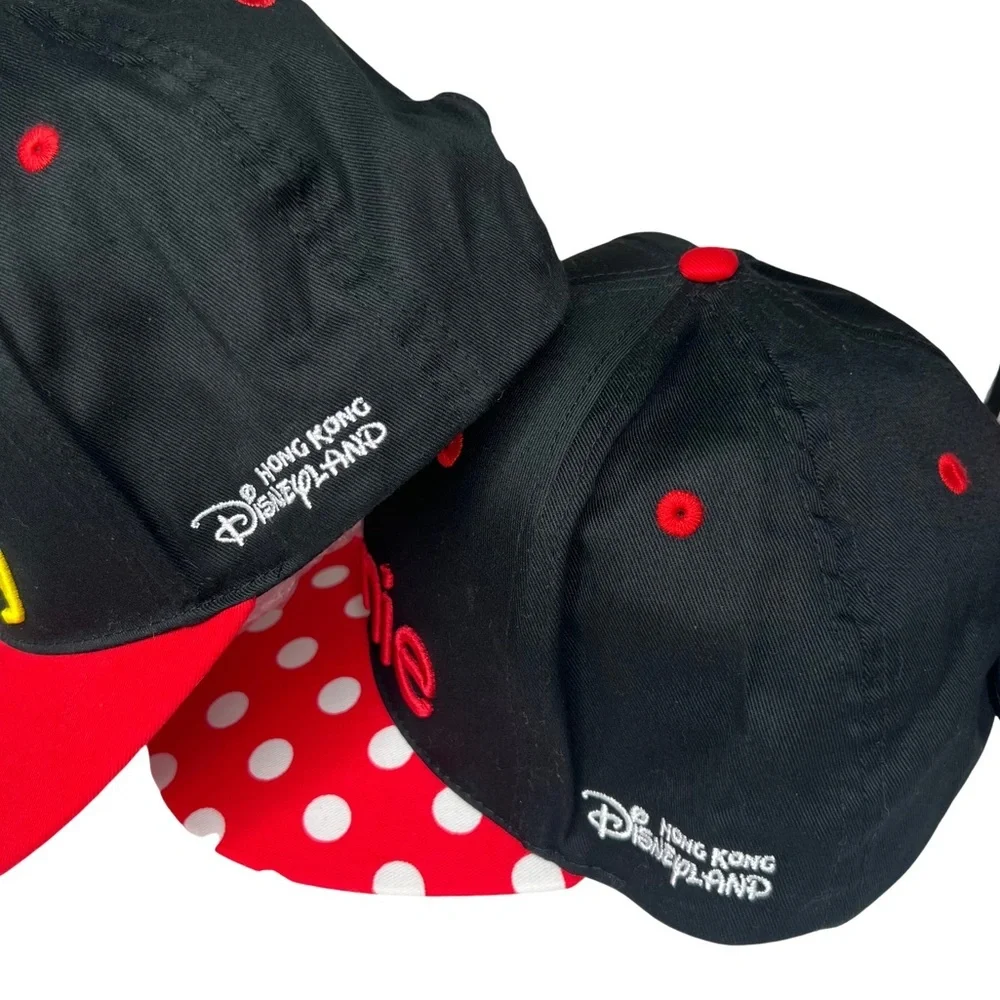Disney New Hong Kong Disneyland I'm His Minnie I'm Her Mickey Couple's Hats NWT - Picture 10 of 17